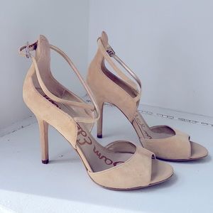 Sam Edelman tan stiletto heels